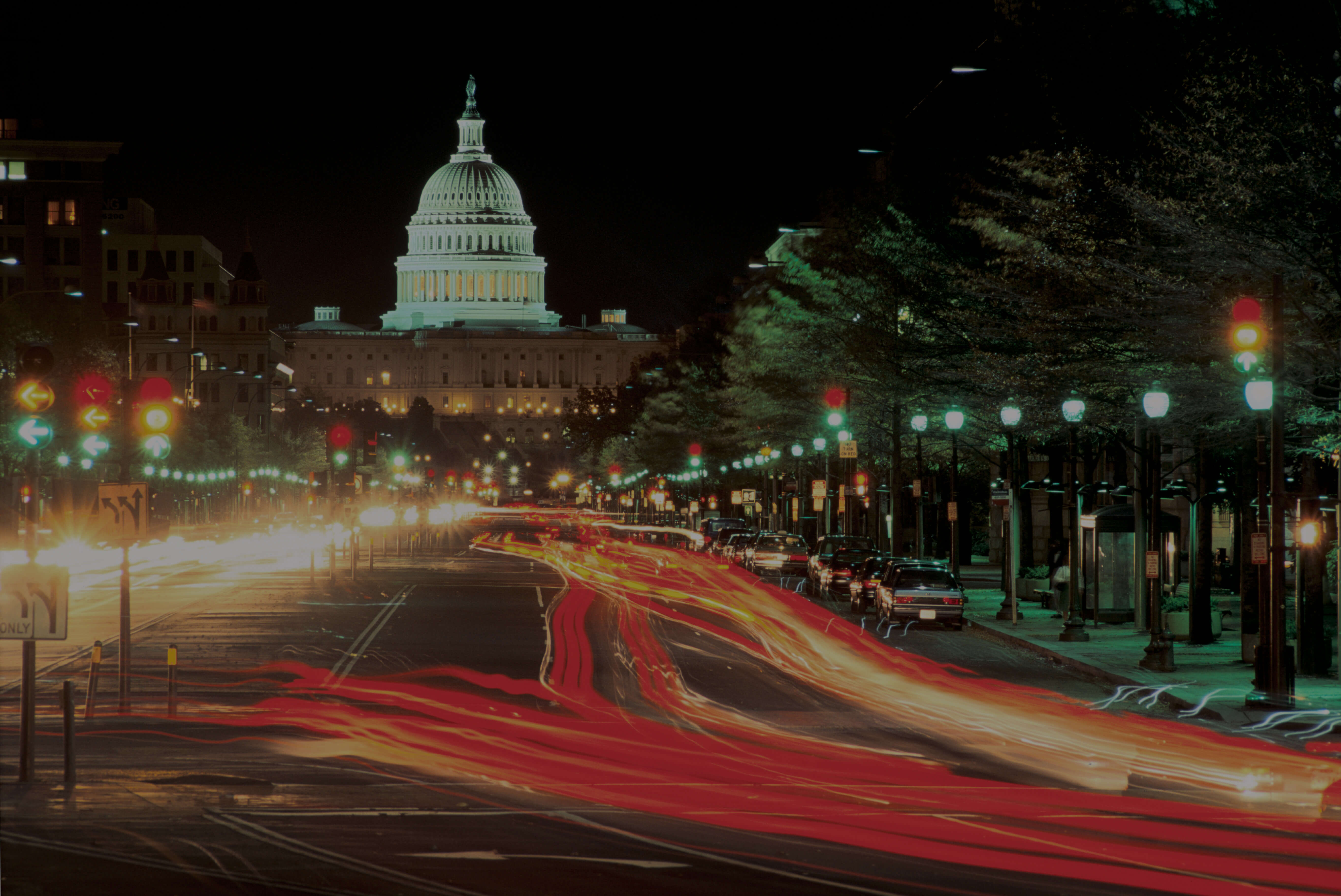 Washington at night
